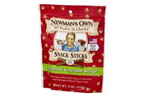 Newman's Own Snack Sticks For Dogs Chicken & Vegetable Recipe