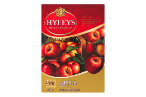 Чай черный цейлонский байховый цельнолистовой с добавлением растительного сырья Яблоко Hyleys к/у 100г