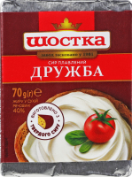 Сыр плавленный 40% Дружба Шостка м/у 70г