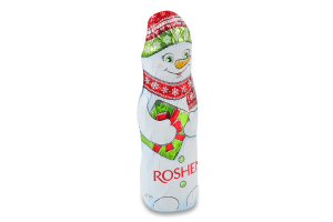 Фигура из молочного шоколада Снеговик Roshen м/у 45г