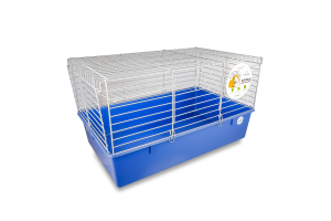Клітка д/кроликів синя хром 70*45*40см Природа