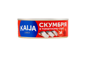 Скумбрия в томатном соусе Kaija ж/б 240г