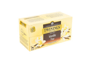 Чай чорний з ароматом ванілі Twinings к/у 25х2г