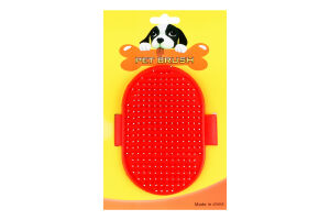 Щітка д/вичіс тварин метал зубці регул ручк 13х8,5