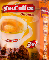 Напиток кофейный растворимый 3в1 Original МасCoffee м/у 100x20г