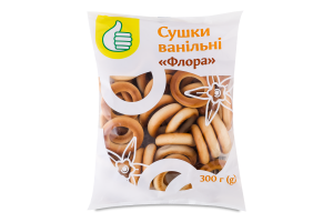 Сушки ванільні Флора ТОВ КБВ м/у 300г