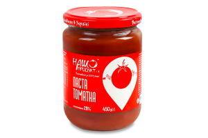 Паста томатная 25% стерилизованная Наш продукт і К с/б 450г