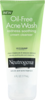 Neutrogena Oil-Free Acne Wash Redness Soothing Cream Cleanser