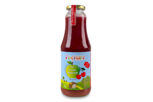 Сік прямого віджиму неосвітлений пастеризований яблучно-вишневий Радішка с/пл 1л