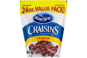 Ocean Spray Craisins Dried Cranberries Original