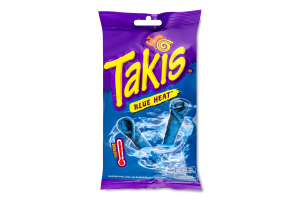 Чипси Takis Blue heat смак чилі та лайму