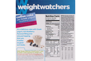 Weight Watchers Coffee Cake With Greek Yogurt Blueberry - 4 CT
