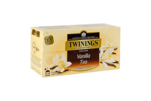 Чай чорний з ароматом ванілі Twinings к/у 25x2г