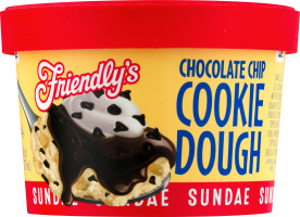 Friendly's Chocolate Chip Cookie Dough Sundae