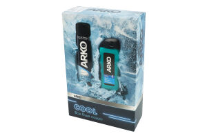 Набір подарунковий Піна для гоління 200мл + Гель для душу та шампунь 2в1 260мл Cool Arko Men 1шт