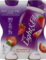 Dannon Light & Fit Nonfat Yogurt Drink Stawberry - 4CT