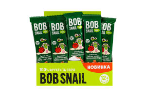 Снек фруктово-овощной для детей от 12мес Яблоко-тыква-груша Baby Bob Snail м/у 17г