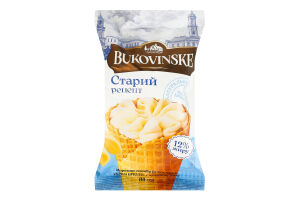 Морозиво 12% пломбір у цукровому ріжку Крем брюле Старий рецепт Bukovinske м/у 80г