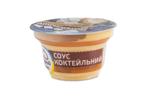 Соус коктейльный с сельдью, ароматом грибов и сливками пастеризованный Водний світ ст 160г