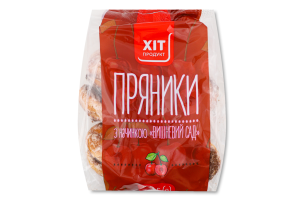 Пряники с начинкой Вишневый сад Хіт продукт м/у 350г