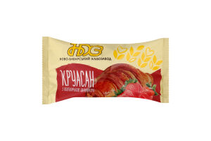 Круасан з полуничною начинкою 60г НБХЗ