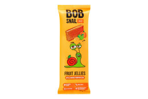 Мармелад фруктово-овочевий Apple-mango-pumpkin-chia Jelly Bob Snail м/у 38г