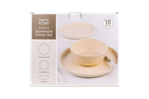 Набір посуду Home&Care бежевий 18пр
