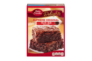 Betty Crocker Delights Brownie Mix Supreme Original