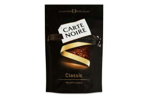 Кава натуральна розчинна сублімована Classic Carte Noire д/п 210г