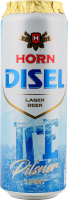 Пиво 0.568л 4.7% світле фільтроване пастеризоване Ice Pilsner Horn Disel з/б