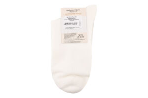 Шкарпетки жіночі молочні р.25 5619 Легка хода