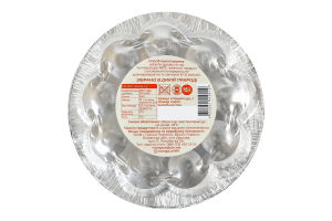 Улитки замороженные большие в раковинах с томатами Mon Gout лоток 200г