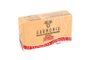 Масло сладкосливочное 82.5% Экстра Garmonia м/у 180г