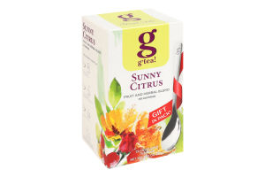 Смесь фруктово-травяная с ароматом апельсина Sunny citrus G'tea! к/у 20х1.5г
