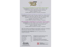 Purina Fancy Feast Creamy Collection Broths Gourmet Cat Complement Pouches Variety Pack - 12 CT