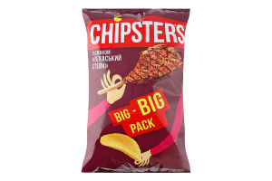 Чипсы картофельные Техасский стейк Chipster's м/у 150г