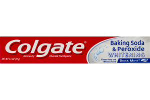 Colgate Baking Soda & Peroxide Whitening Toothpaste Brisk Mint