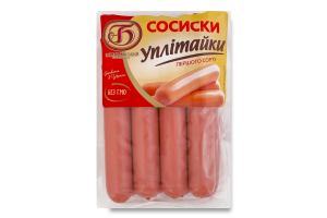 Сосиски Уплітайки Богодухівський м'ясокомбінат 1с кг