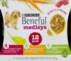 Purina Beneful Dog Food Medleys Variety Pack - 12 PK
