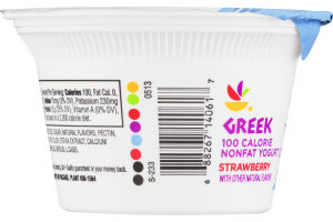 Ahold Greek 100 Calorie Nonfat Yogurt Strawberry