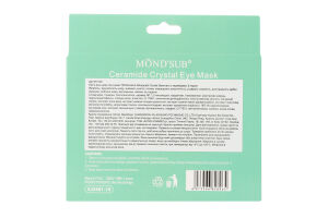 Патчі під очі Mond'Sub Crystal з керамідами