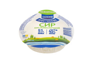 Творог нежирный Простонаше в/у 300г