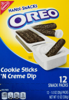 Oreo Cookie Sticks 'N Creme Dip Snack Packs - 12 CT