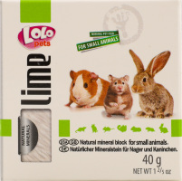 Камінь мінеральний д/гризунів з кальцієм 40г Lolo Pets