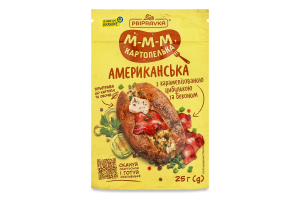 Приправа к картофелю и овощам с карамелизированным луком и беконом Американская Pripravka д/п 25г