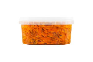 Морква маринована з грибами лисичками Повний Кошик відро 500г