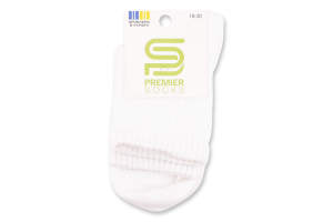 Шкарпетки дит Premier socks Економ рубч біл р18-20