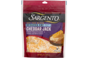Sargento Off The Block Reduced Fat Cheese Cheddar Jack