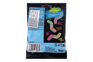 Конфеты желейные со вкусом фруктов Неоновые змейки Trolli м/у 100г