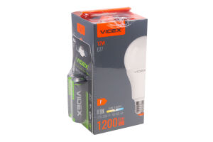 Набір Лампа ЛЕД A60Е 12W E27 4100K 220V та Елемент живлення АА LR6 2штВідекс